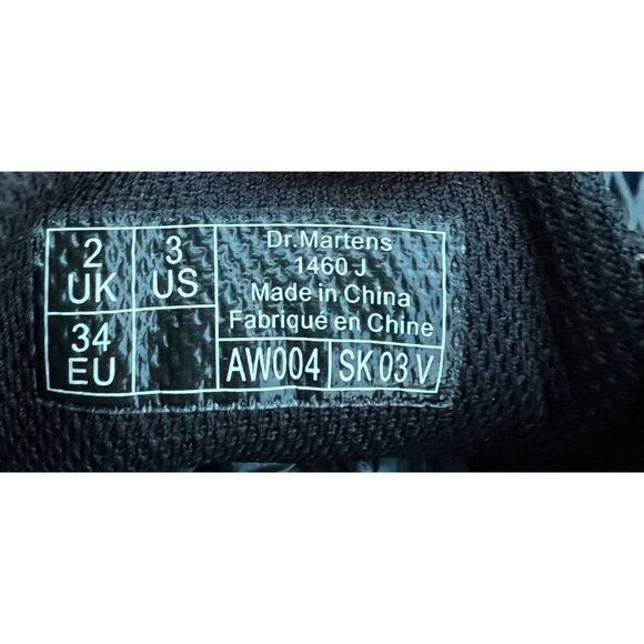 Doc Dr. Martens Air Wair Light Pink Disco Crinkle Metallic Foil Boots size 3 - Picture 6 of 7